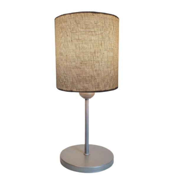 Abajur Cabeceira Para Quarto Cilíndrico Vivare Md-2010 Cúpula