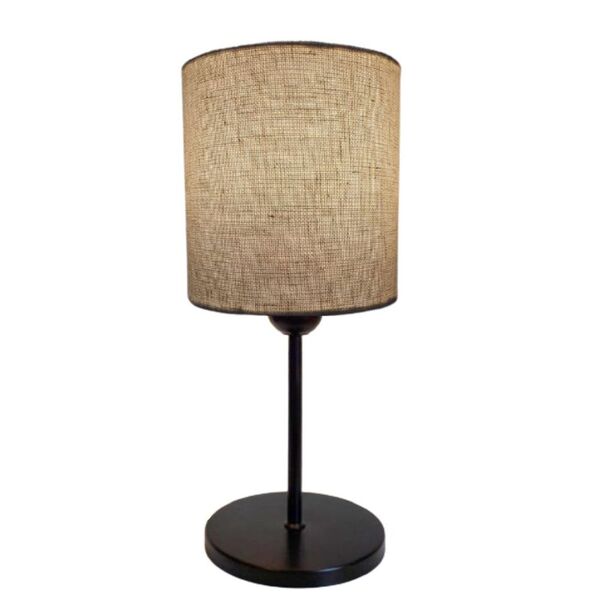 Abajur Cabeceira Para Quarto Cilíndrico Vivare Md-2010 Cúpula