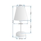 Abajur Cabeceira Para Quarto Cone Vivare Md-2005 Cúpula Em Te