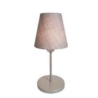 Abajur Cabeceira Para Quarto Cone Vivare Md-2005 Cúpula Em Te