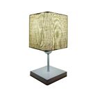 Abajur Cabeceira Para Quarto Quadrado Vivare Md-2008 Cúpula E