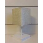 Abajur Cabeceira Para Quarto Quadrado Vivare Md-2008 Cúpula E