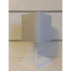 Abajur Cabeceira Para Quarto Quadrado Vivare Md-2008 Cúpula E