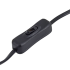 Abajur Carvalho MDF Cúpula Redonda Oslo Ilux