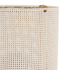 Abajur Carvalho MDF Cúpula Redonda Oslo Ilux