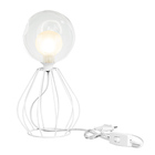 Abajur Cebola Branco Bolinha Harmony Maravilhoso