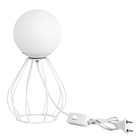 Abajur Cebola Branco Bolinha Orby Maravilhoso