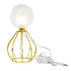 Abajur Cebola Dourado Bolinha Harmony Maravilhoso