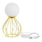 Abajur Cebola Dourado Bolinha Orby Maravilhoso