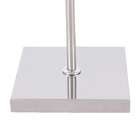 Abajur Cinza Metal Square Espaço Luz