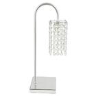 Abajur Clearcrillic Cristal Acrílico Quadrado Escovado