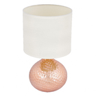 Abajur Cobre Cerâmica e Tecido Antiguo Inspire