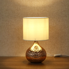 Abajur Cobre Cerâmica e Tecido Antiguo Inspire