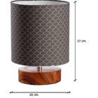 Abajur Colmeia Cinza