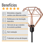 Abajur Coluna Diamante - Cobre