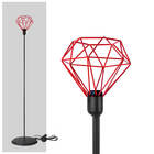 Abajur Coluna Diamante - Vermelho