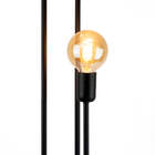 Abajur Coluna Newton Soquete - Preto