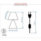 Abajur Cone Patrulha Canina (everest) 3041 + Lamp