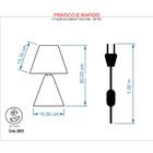 Abajur Cone Patrulha Canina (marshall) 3041