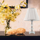 Abajur Cristal C/ Lampada Quarto / Sala - 134 - 110v