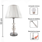Abajur Cristal Toque Touch  Quarto/sala - 886 - 110v
