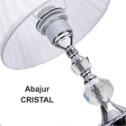 Abajur Cristal Toque Touch C/lampada Quarto/sala - 110v - 311