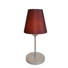 Abajur De Cabeceira Md-2005 Vivare Cúpula Em Tecido Cone - Ci