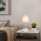 Abajur De Cabeceira Md-2005br Cúpula Em Tecido Linho Bege