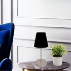 Abajur De Cabeceira Md-2005cz Cúpula Em Tecido Preto