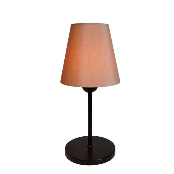 Abajur De Cabeceira Md-2005pr Cúpula Em Tecido Palha