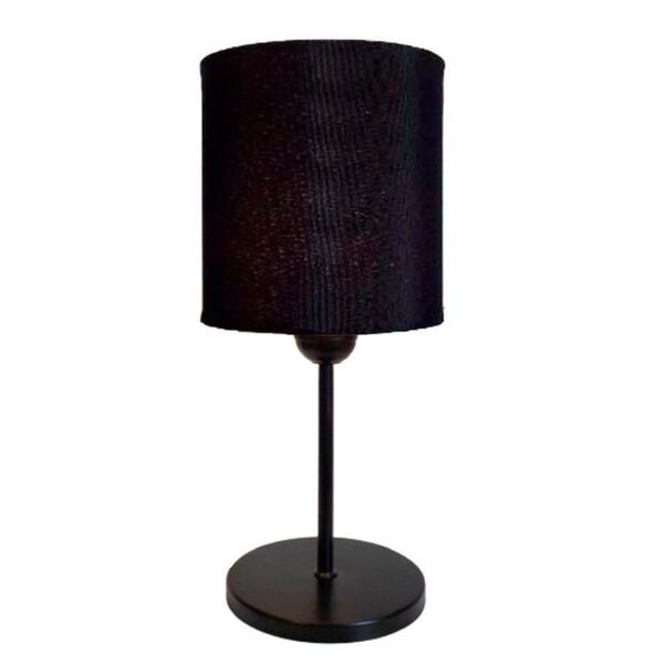 Abajur De Cabeceira Md-2010 Vivare Cúpula Tecido Cilíndrica -