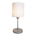 Abajur De Cabeceira Md-2010 Vivare Cúpula Tecido Cilíndrica -