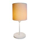 Abajur De Cabeceira Md-2010cz Cúpula Em Tecido Algodão Crú