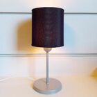 Abajur De Cabeceira Md-2010cz Cúpula Em Tecido Preto