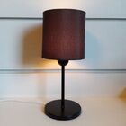 Abajur De Cabeceira Md-2010pr Cúpula Em Tecido Café