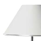 Abajur De Cerâmica Brilhante Com Cúpula - Branco