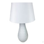 Abajur De Cerâmica Eco Com Cúpula - Branco