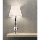 Abajur De Cristal 53cm Sala Quarto Aparador Cabeceira De Cama