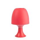Abajur De Led New Mush 16cm Pink Bivolt