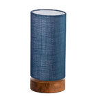 Abajur De Mesa  Linho Azul