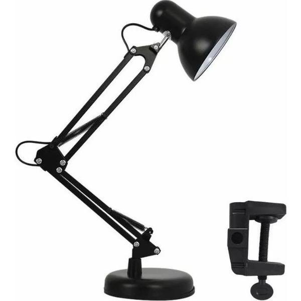 Abajur De Mesa Articulavel Luminaria Pixar C/ Base Garra Pret