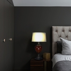 Abajur De Mesa Cupula Tecido Sala Estar Quarto Bivolt