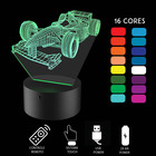Abajur De Mesa De Led Carro Fórmula 1