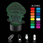 Abajur De Mesa De Led Cogumelos