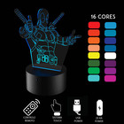 Abajur De Mesa De Led Deadpool