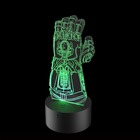 Abajur De Mesa De Led Manopla Do Infinito Thanos