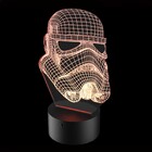 Abajur De Mesa De Led Máscara Stormtrooper Star Wars