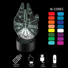 Abajur De Mesa De Led Millenium Falcon Star Wars
