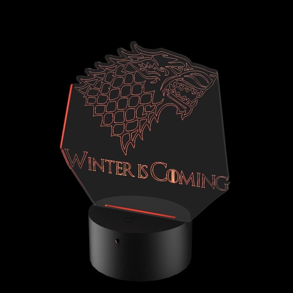 Abajur De Mesa De Led Stark Game Of Thrones