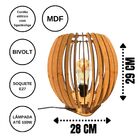 Abajur De Mesa Em Mdf